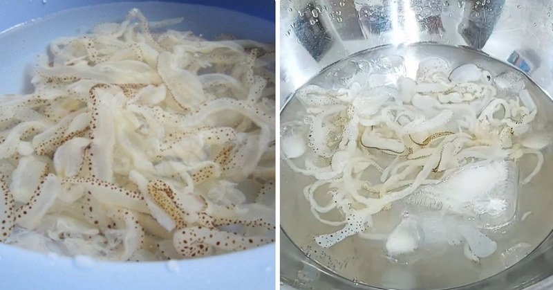 Bước 1: Sơ chế sứa
