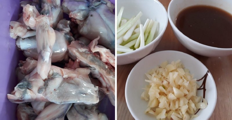 Cách làm ếch chiên nước mắm