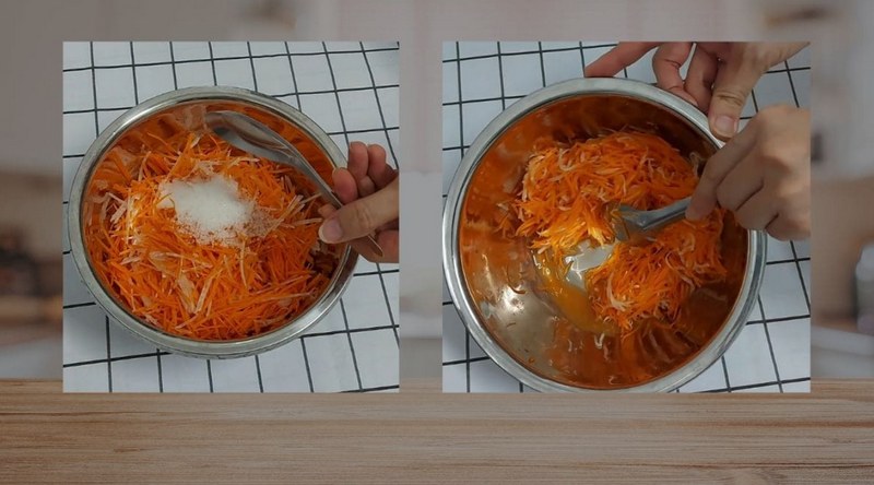 Bước 4: Chuẩn bị đồ chua