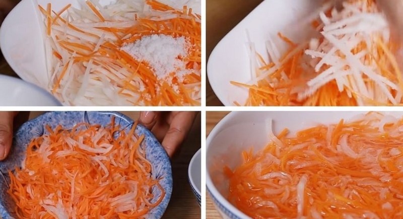 Bước 3: Làm tỏi ớt và đồ chua