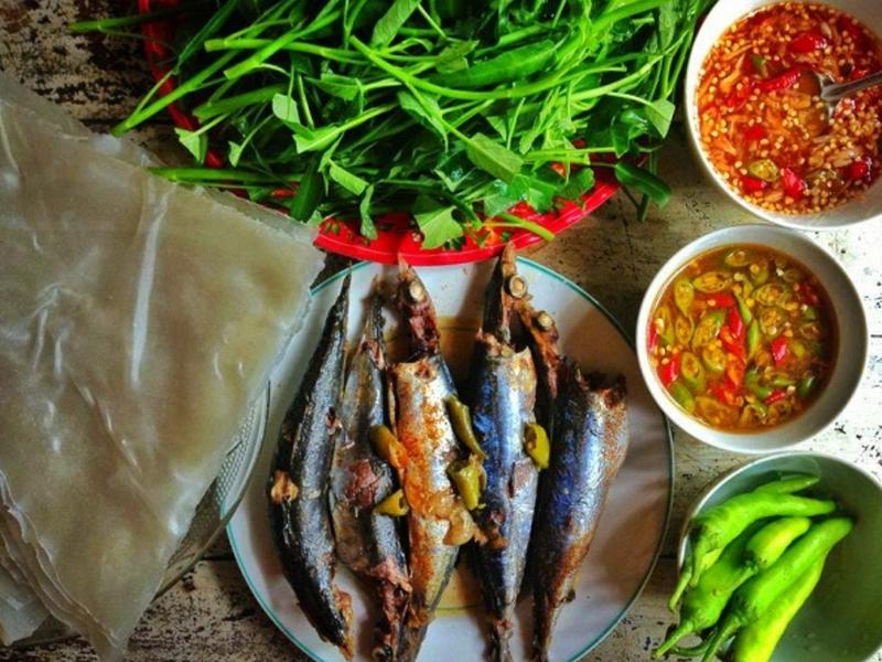 Cá Nục Hấp Cuốn Bánh Tráng, Công Thứ Làm Trong 15 Phút