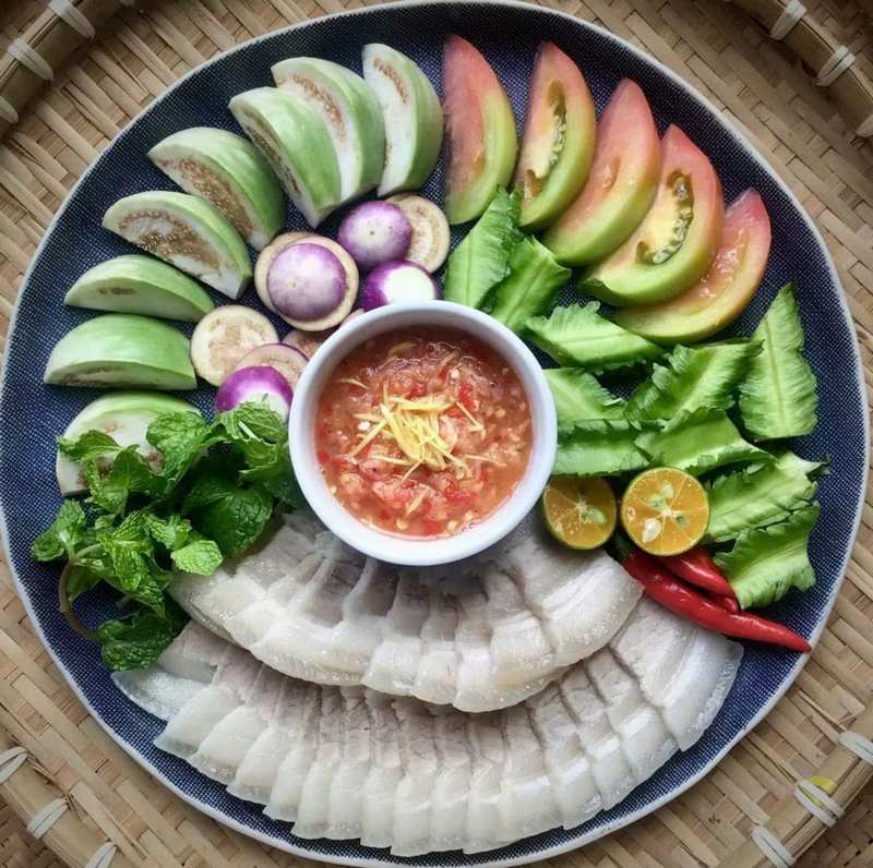 Ăn cùng với ruốc muối xổi