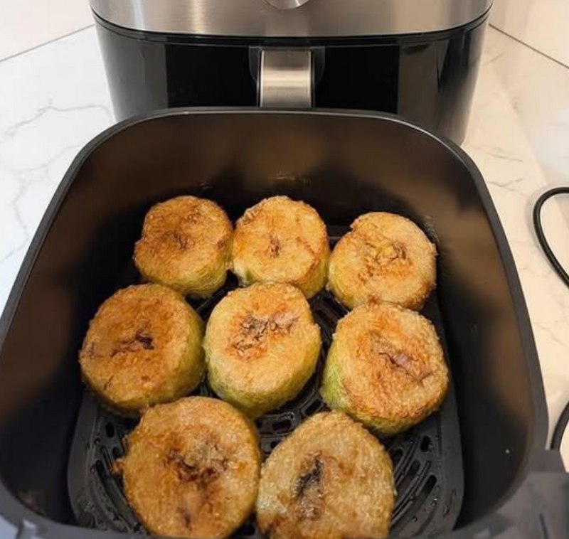 Cách chiên bánh tét bằng nồi chiên không dầu
