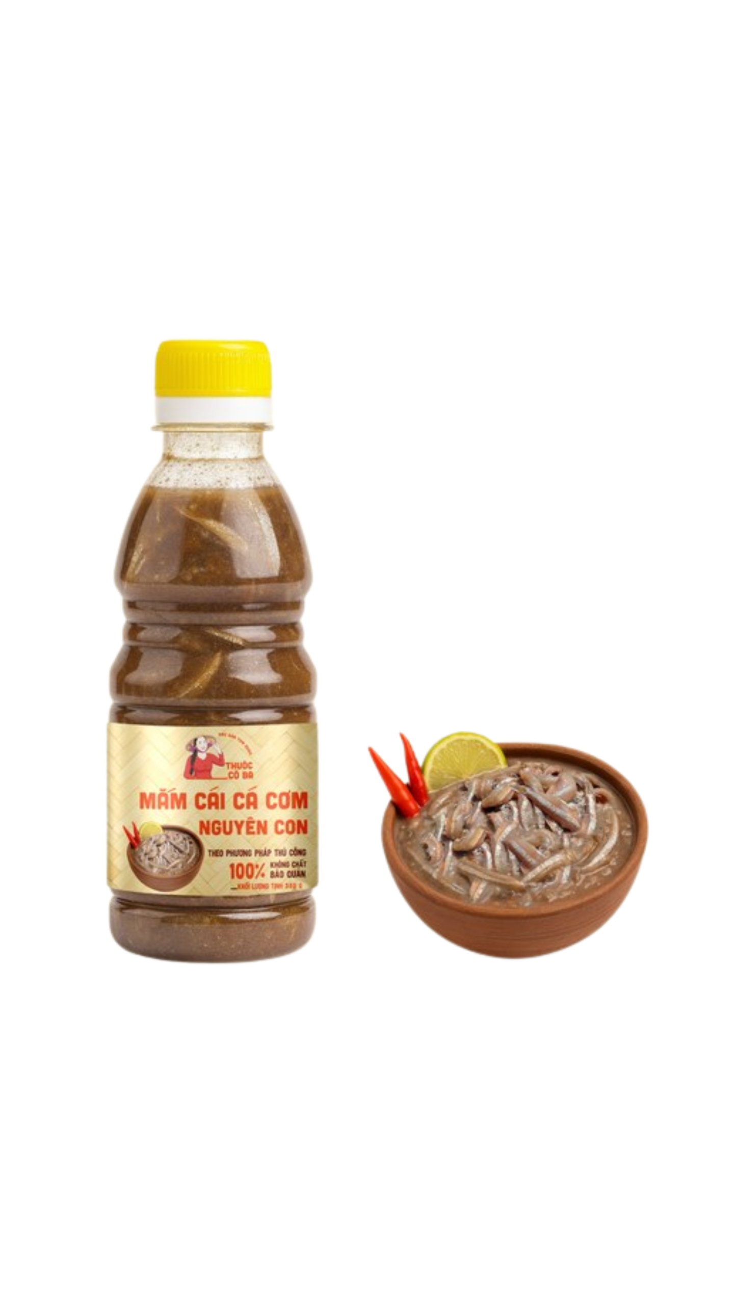Mắm cái cá cơm Thuộc Cô Ba